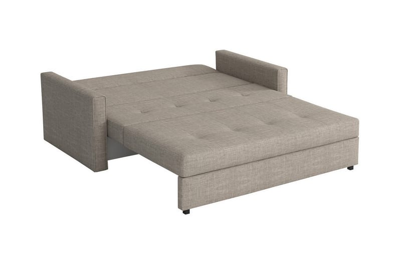 Denegal 2-sits liten bäddsoffa i Plysch - Grön - Möbler - Soffa - Bäddsoffa