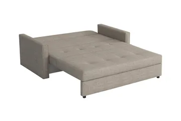 Denegal 2-sits liten bäddsoffa i Plysch - Brun - Möbler - Soffa - Bäddsoffa