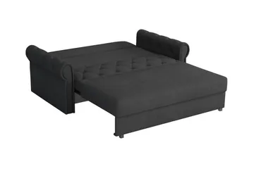 Denegal 2-sits liten bäddsoffa i Plysch - Grön - Möbler - Soffa - Bäddsoffa