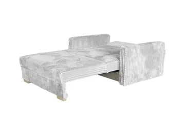 Denegal 2-sits liten bäddsoffa i Plysch - Beige - Möbler - Soffa - Bäddsoffa