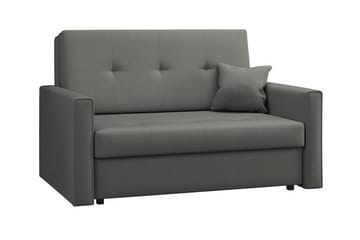 Denegal 2-sits liten bäddsoffa i Plysch - Grå - Möbler - Soffa - Bäddsoffa