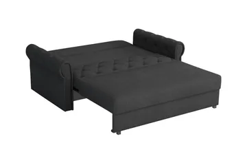 Denegal 2-sits liten bäddsoffa i Plysch - Grön - Möbler - Soffa - Bäddsoffa