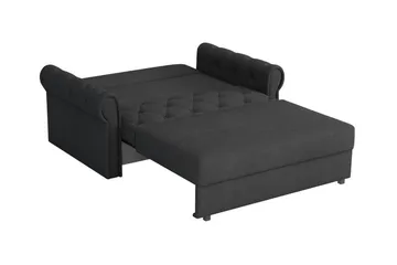 Denegal 2-sits liten bäddsoffa i Plysch - Blå - Möbler - Soffa - Bäddsoffa