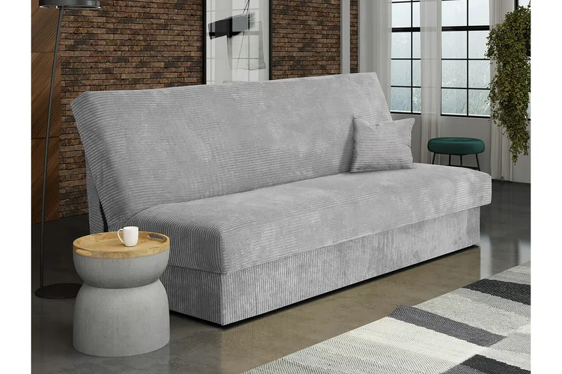 Denegal 3-sits Bäddsoffa Ljusgrå - Möbler - Soffa - Bäddsoffa