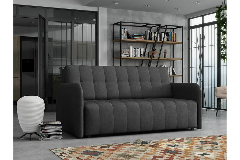 Denegal 3-sits Bäddsoffa NO_BRAND Dark grey - Möbler - Soffa - Bäddsoffa