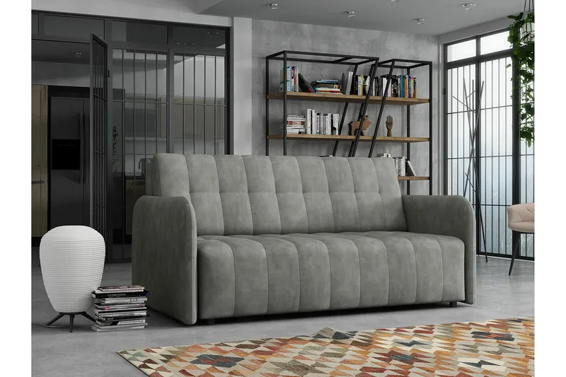 Denegal 3-sits Bäddsoffa NO_BRAND Dark grey - Möbler - Soffa - Bäddsoffa