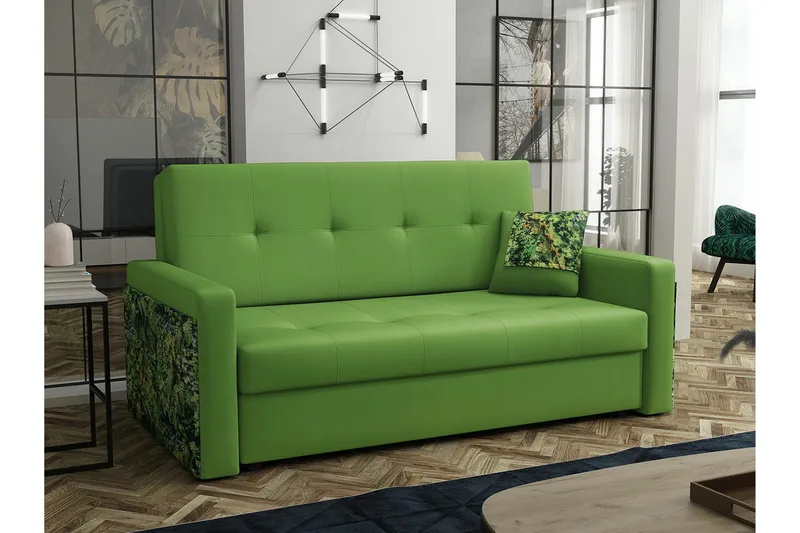 Denegal 3-sits Bäddsoffa NO_BRAND Green - Möbler - Soffa - Bäddsoffa