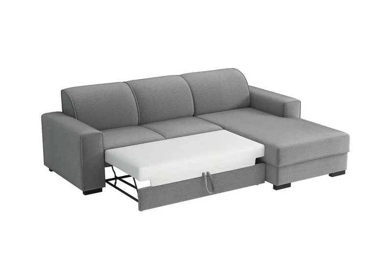 Denegal 3-sits Hörnbäddsoffa beige - Möbler - Soffa - Bäddsoffa
