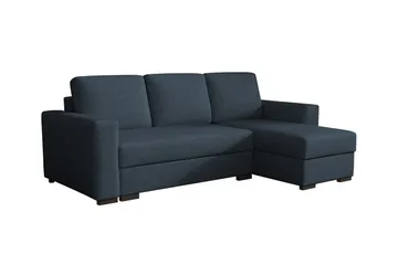 Denegal 3-sits Hörnbäddsoffa - Blå - Möbler - Soffa - Bäddsoffa