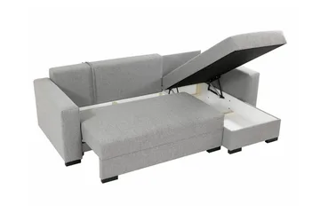Denegal 3-sits Hörnbäddsoffa - Cream - Möbler - Soffa - Bäddsoffa