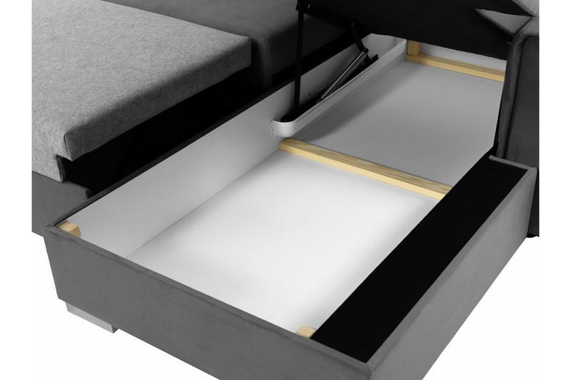 Denegal 3-sits Hörnbäddsoffa Dark green - Möbler - Soffa - Bäddsoffa