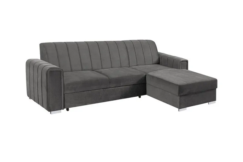 Denegal 3-sits Hörnbäddsoffa Dark grey, undefined