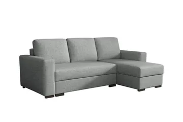 Denegal 3-sits Hörnbäddsoffa - Grå - Möbler - Soffa - Bäddsoffa