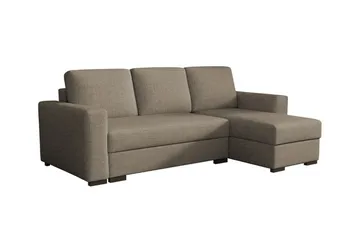Denegal 3-sits Hörnbäddsoffa - Ljusbrun - Möbler - Soffa - Bäddsoffa