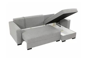 Denegal 3-sits Hörnbäddsoffa - Ljusbrun - Möbler - Soffa - Bäddsoffa