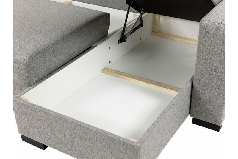 Denegal 3-sits Hörnbäddsoffa - Ljusbrun - Möbler - Soffa - Bäddsoffa