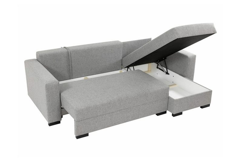Denegal 3-sits Hörnbäddsoffa - Ljusbrun - Möbler - Soffa - Bäddsoffa