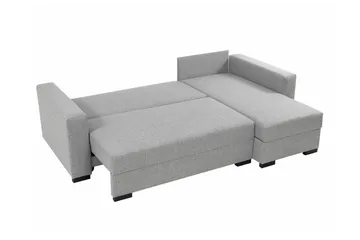 Denegal 3-sits Hörnbäddsoffa - Ljusgrå - Möbler - Soffa - Bäddsoffa
