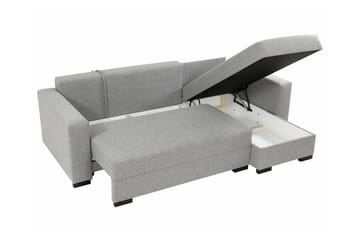 Denegal 3-sits Hörnbäddsoffa - Mörkgrå - Möbler - Soffa - Bäddsoffa