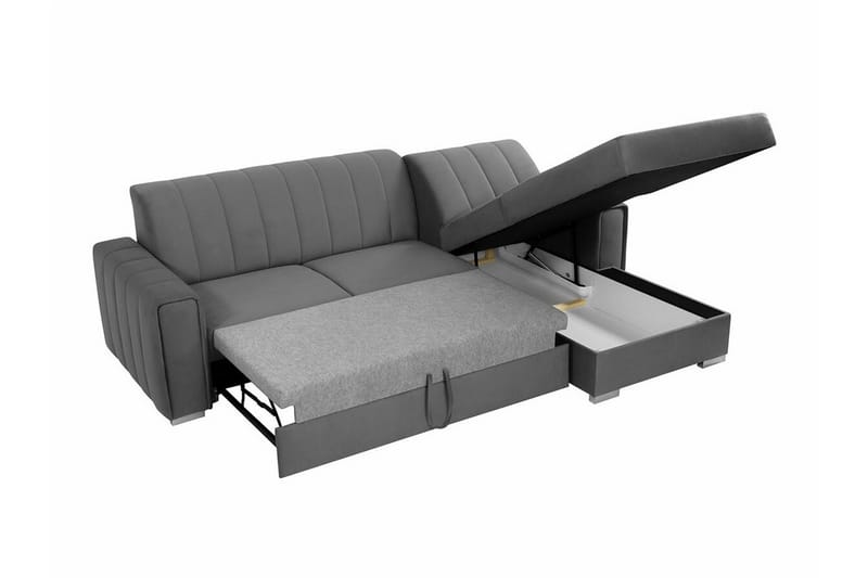 Denegal 3-sits Hörnbäddsoffa NO_BRAND beige - Möbler - Soffa - Bäddsoffa
