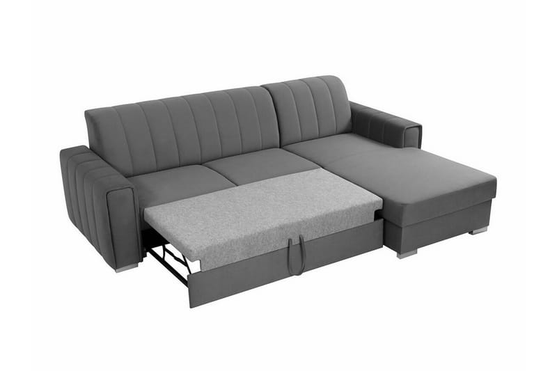 Denegal 3-sits Hörnbäddsoffa NO_BRAND Beige/Light beige - Möbler - Soffa - Bäddsoffa
