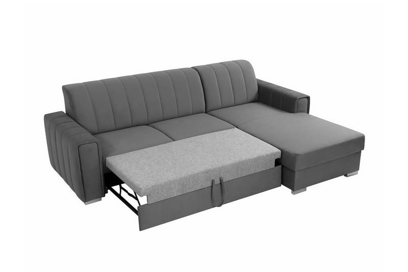 Denegal 3-sits Hörnbäddsoffa NO_BRAND Dark blue - Möbler - Soffa - Bäddsoffa