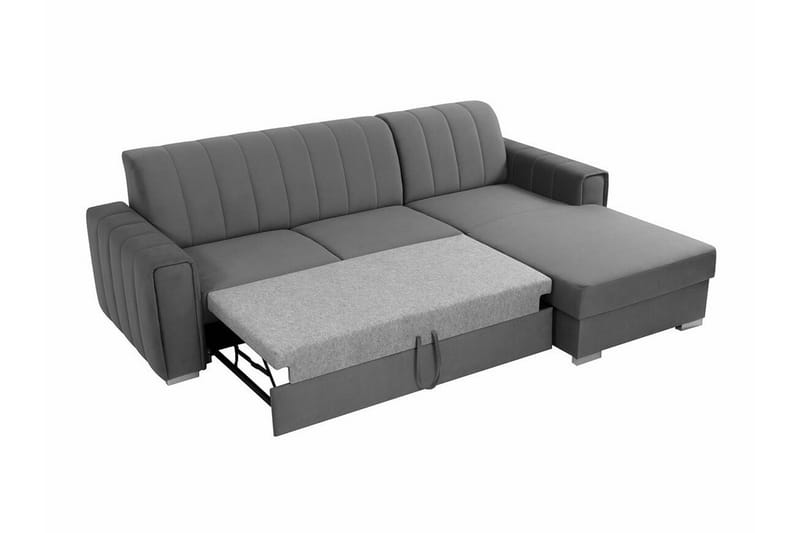 Denegal 3-sits Hörnbäddsoffa NO_BRAND Dark blue - Möbler - Soffa - Bäddsoffa