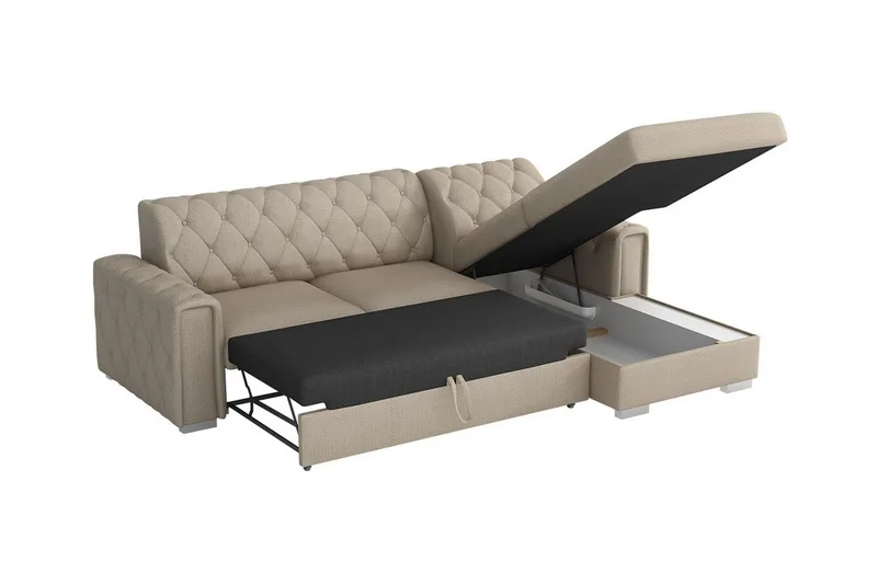 Denegal 3-sits Hörnbäddsoffa - Möbler - Soffa - Bäddsoffa