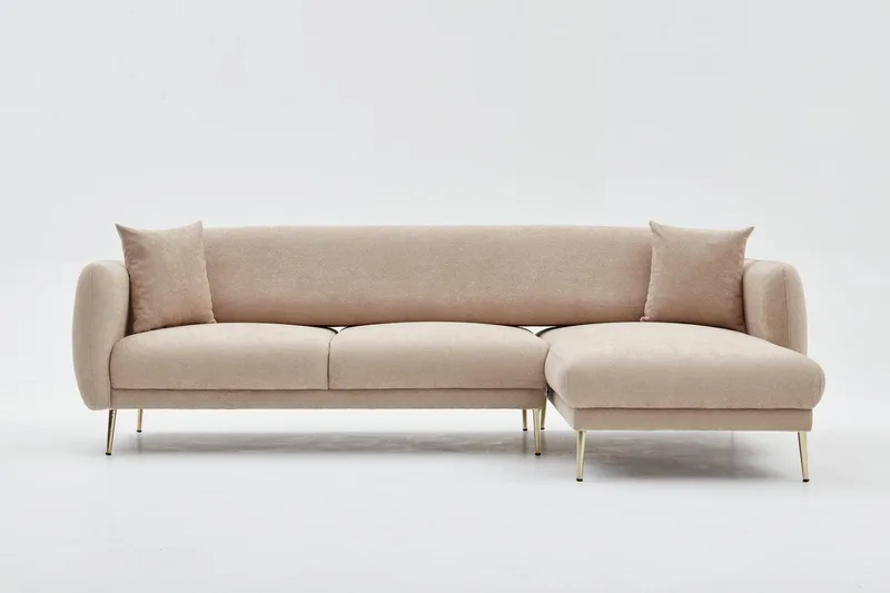 Devika Bäddsoffa m. Divan 4-sits, Beige