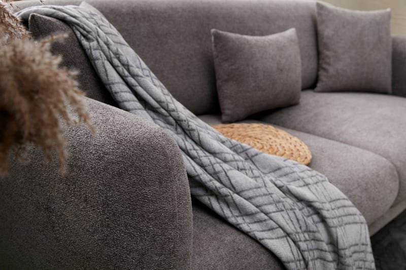 Devika Bäddsoffa m. Divan 4-sits - Grå - Möbler - Soffa - Bäddsoffa