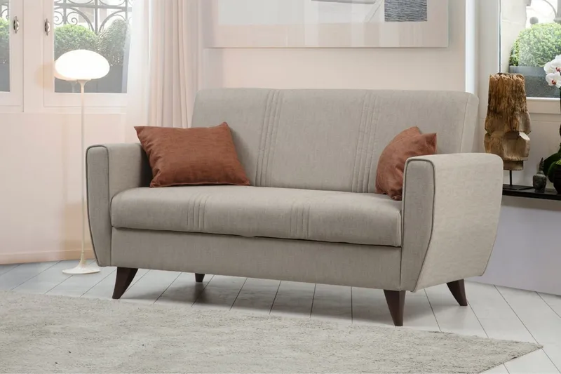 Dewan Bäddsoffa 2-sits - Beige - Möbler - Soffa - Bäddsoffa