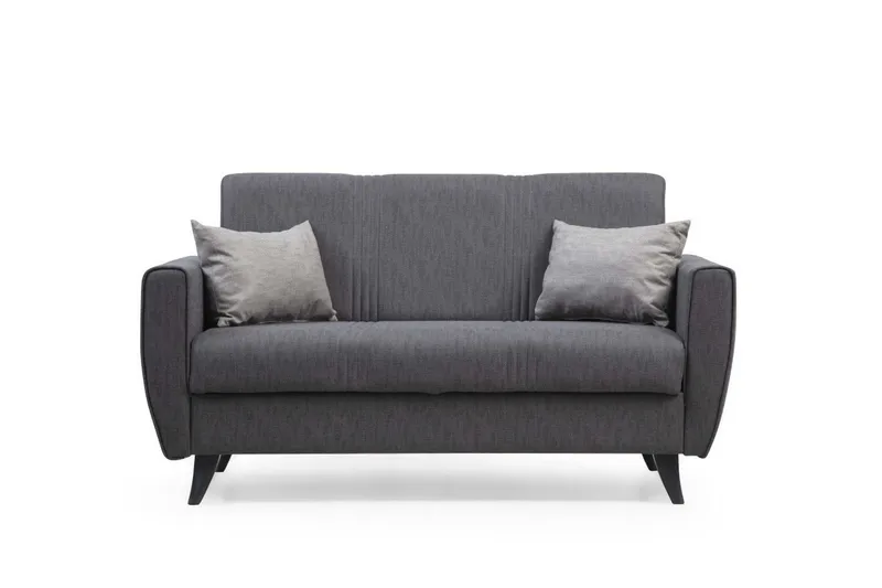 Dewan Bäddsoffa 2-sits, Mörkgrå