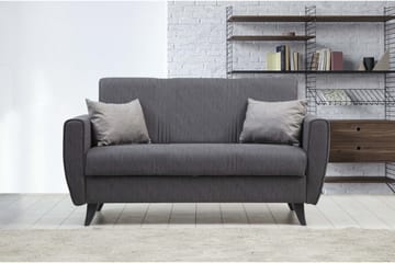Dewan Bäddsoffa 2-sits - Mörkgrå - Möbler - Soffa - Bäddsoffa