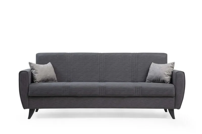 Dewan Bäddsoffa 3-sits, Mörkgrå
