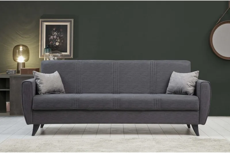 Dewan Bäddsoffa 3-sits - Mörkgrå - Möbler - Soffa - Bäddsoffa
