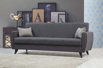 Dewan Bäddsoffa 3-sits - Mörkgrå - Möbler - Soffa - Bäddsoffa