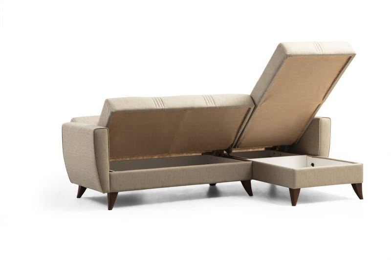 Dewan Bäddsoffa m. Divan 3-sits - Beige - Möbler - Soffa - Bäddsoffa