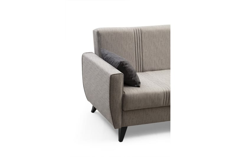 Dewan Bäddsoffa m. Divan 3-sits - Ljusgrå - Möbler - Soffa - Bäddsoffa