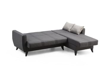 Dewan Bäddsoffa m. Divan 3-sits - Mörkgrå - Möbler - Soffa - Bäddsoffa