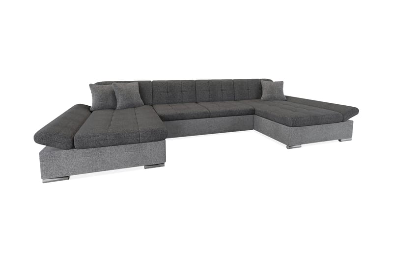 Dewitt 3-sits Bäddsoffa - Grå - Bäddsoffa - U bäddsoffa - Bäddsoffa divan