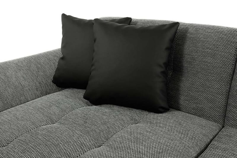 Dewitt 3-sits Bäddsoffa - Röd/Grå/Vit - Bäddsoffa - Skinnsoffor - Sammetssoffa - U bäddsoffa - Bäddsoffa divan