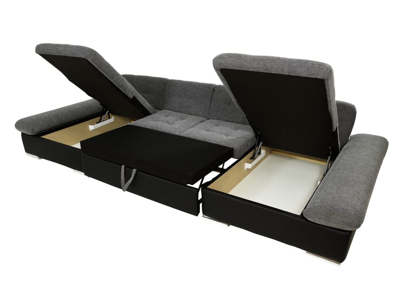 Dewitt 5-sits U-Bäddsoffa med förvaring - Möbler - Soffa - Bäddsoffa