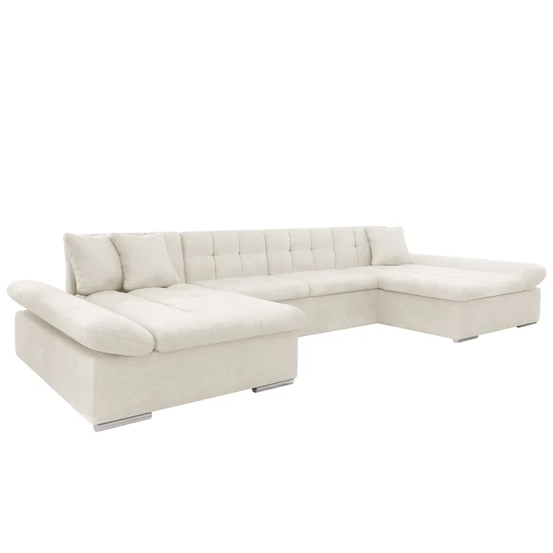Dewitt 5-sits U-formad Bäddsoffa, Vit