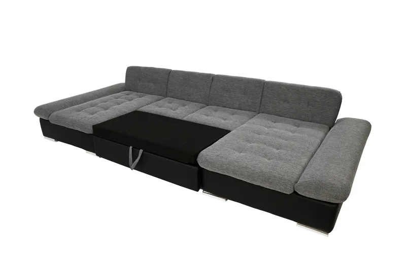 Dewitt Bäddsoffa Dubbeldivan 5-sits - Svart - Möbler - Soffa - Bäddsoffa