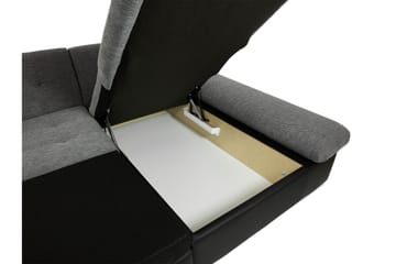 Dewitt Bäddsoffa Dubbeldivan 5-sits - Svart - Möbler - Soffa - Bäddsoffa