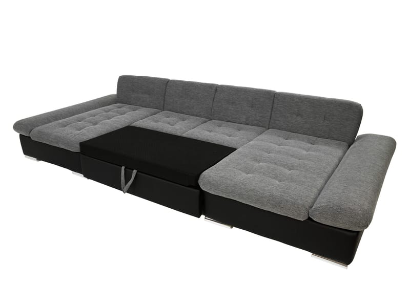 Dewitt U-formad 5-sits Bäddsoffa med förvaring - mörkblå - Möbler - Soffa - Bäddsoffa
