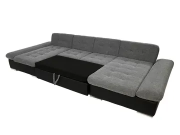 Dewitt U-formad 5-sits Bäddsoffa med förvaring - vit - Möbler - Soffa - Bäddsoffa