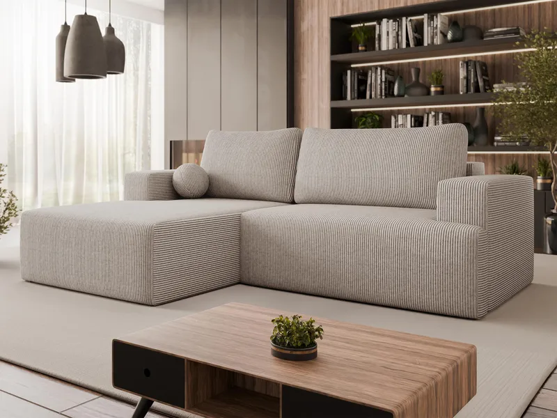 Deylor 3-sits Bäddsoffa med divan och förvaring - Möbler - Soffa - Bäddsoffa