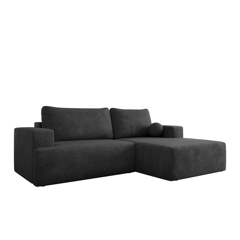 Deylor 3-sits Bäddsoffa med divan - svart - Möbler - Soffa - Bäddsoffa