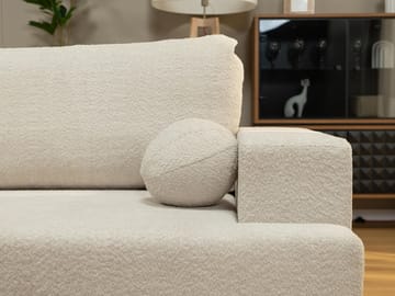 Deylor Bäddsoffa med Divan 3-sits - Beige - Möbler - Soffa - Bäddsoffa